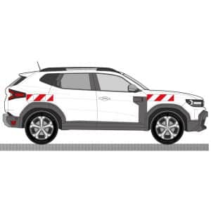 Alternative view of Kit Rouge-Blanc CL. B Standard - DACIA Duster (2024)